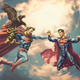Illustration for article titled Who would win in a fight between Superman and Nietzsches Übermensch?